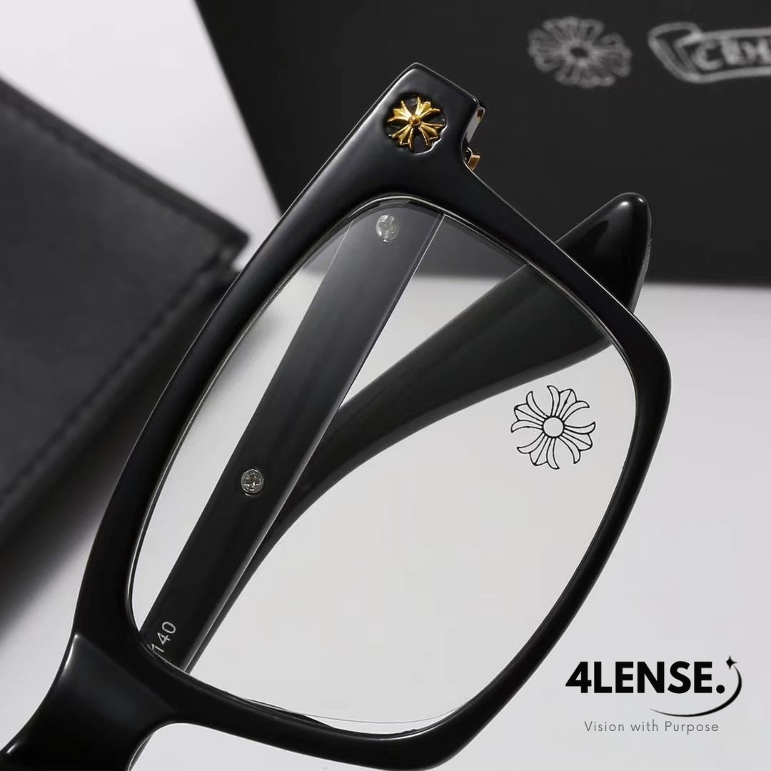 4LENSE SQUARE-FRAME GLASSES