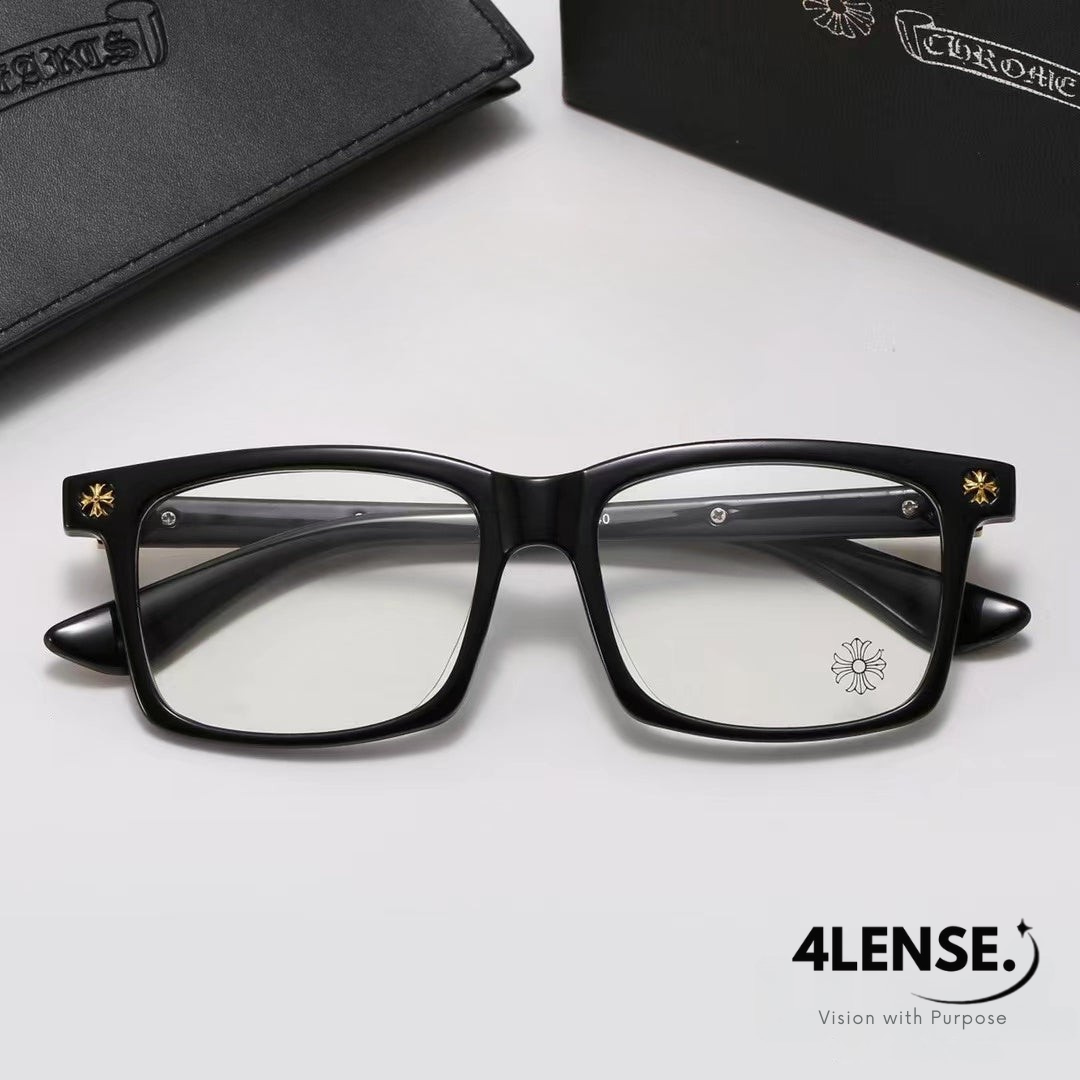 4LENSE SQUARE-FRAME GLASSES