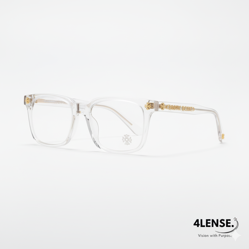 4LENSE SQUARE-FRAME GLASSES
