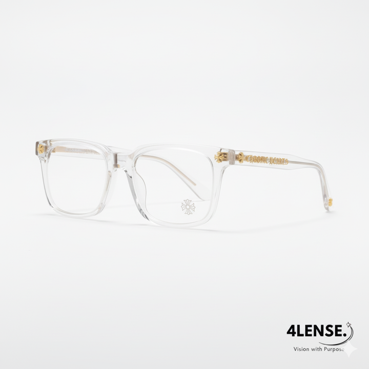 4LENSE SQUARE-FRAME GLASSES