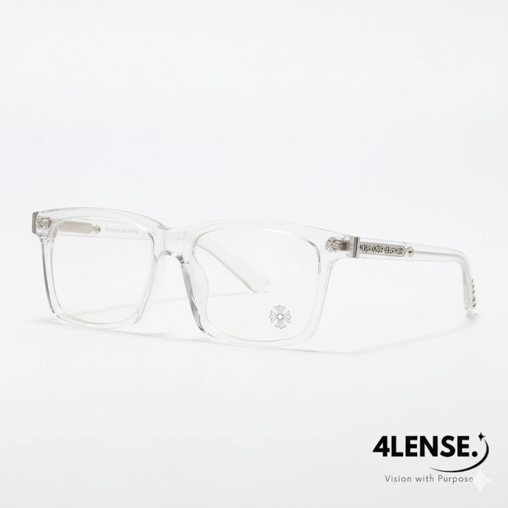 4LENSE SQUARE-FRAME GLASSES