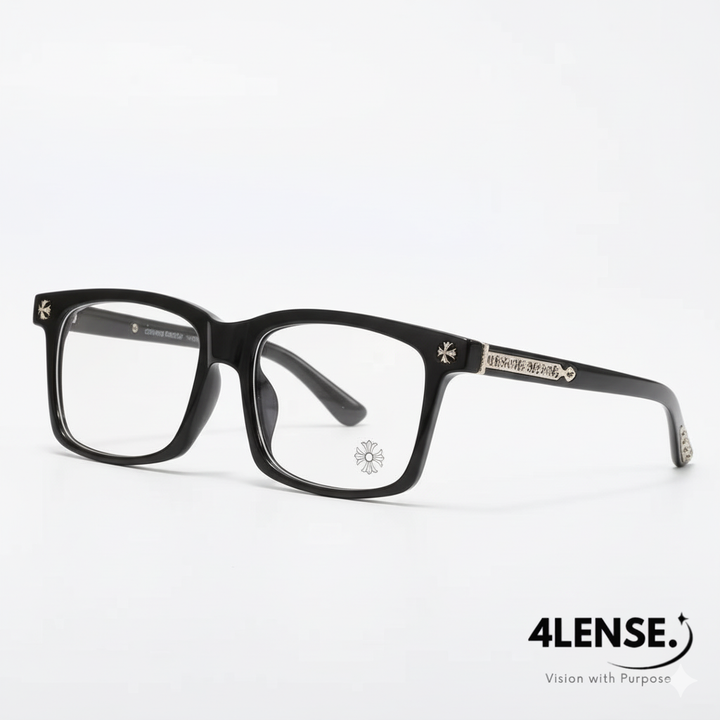 4LENSE SQUARE-FRAME GLASSES