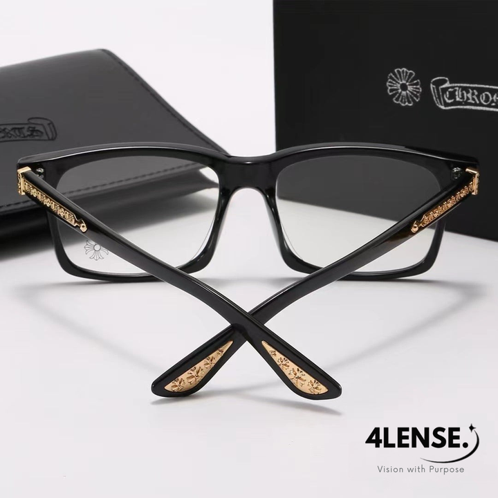 4LENSE SQUARE-FRAME GLASSES