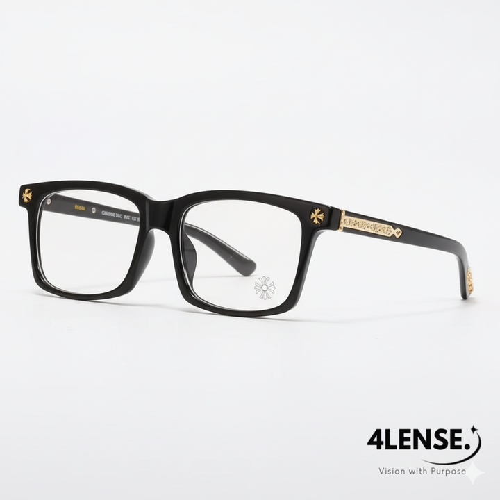4LENSE SQUARE-FRAME GLASSES